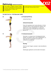 Stretching des Unterarms