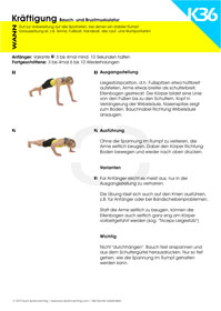 Bauch- und Brustmuskulatur kräftigen